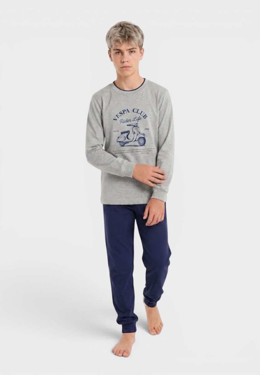 700_17 Nina Club Vespa Ride – Εφηβική Βαμβακερή Πιτζάμα 100% Cotton - Image 1