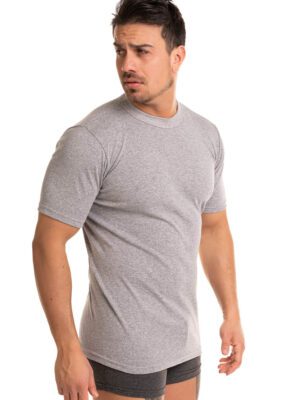 Φανέλα ανδρική κλειστή λαιμόκοψη Giorgio Grey