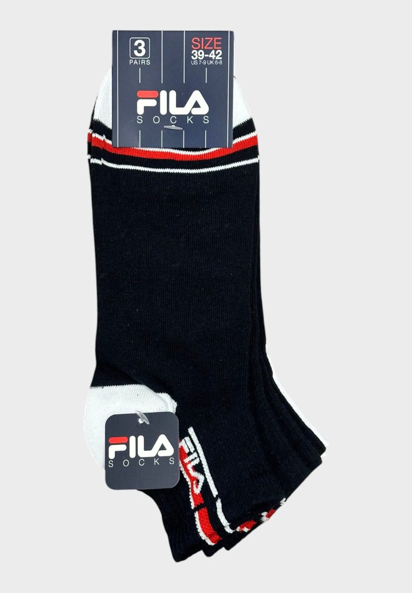 f3280-497_1_ Fila Ανδρικές Κάλτσες 3-Pack White/Blue & Navy Sport - Image 1