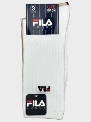 Fila Ανδρικές Κάλτσες Cookies 3Pack White/Beige/Black