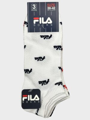 FILA Ανδρικά Σοσόνια White/Navy Logo