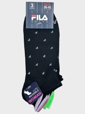 FILA Γυναικεία Σοσόνια Ultra Invisible Black