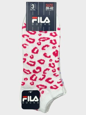 FILA Γυναικεία Σοσόνια Invisible Animal Print White
