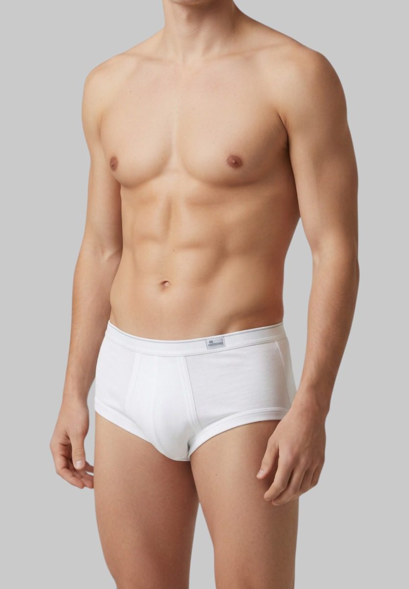 Ανδρικό Κλασικό Σλιπ με Άνοιγμα Diamond 100% Premium Cotton 2 Τεμαχίων σε Πολυτελές Κουτί - Image 1