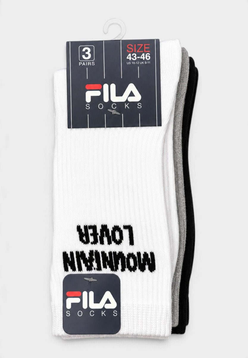 f5521_1_ FILA Mountain Lover – Ανδρικές Αθλητικές Κάλτσες 3 Ζευγάρια - Image 2
